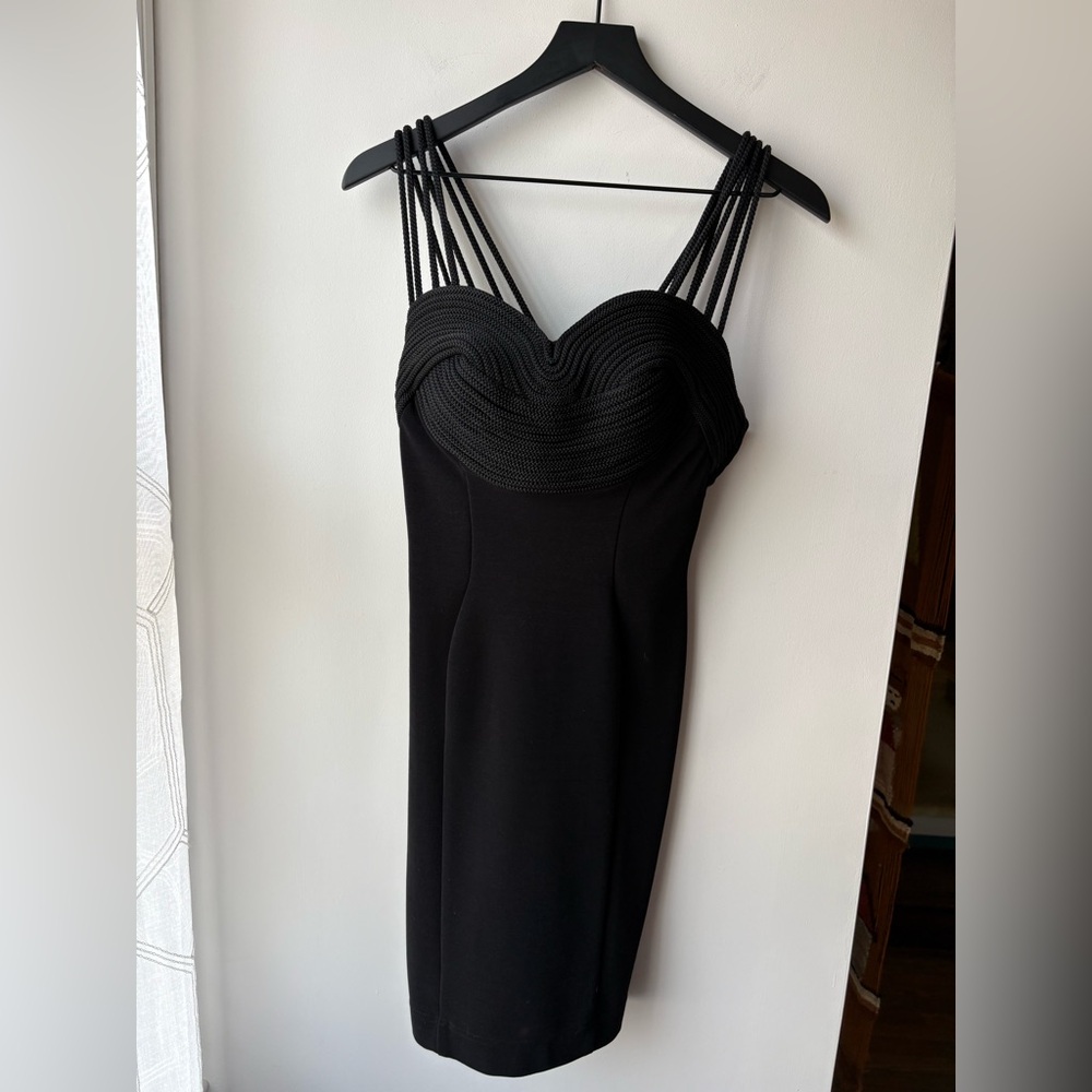 Lillie Rubin Elegant Black Strapless Dress